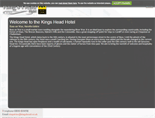 Tablet Screenshot of kingshead.co.uk